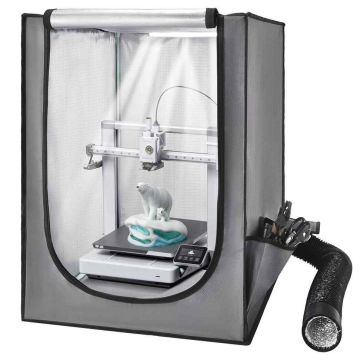 Чехол для 3D-принтера VEVOR S0003, с вентиляцией и светодиодной подсветкой, 550 × 650 × 750 мм