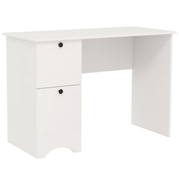 Rašomasis stalas 109x50x75cm., baltos spalvos