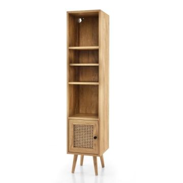 Шкаф для ванной 29,5x29,5x137см, светло-коричневого цвета