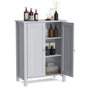 Тумба для ванной 60x30x80,5см, серого цвета