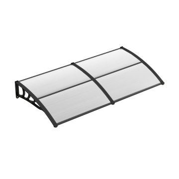Durų stogelis 150x100x28cm., juodos spalvos