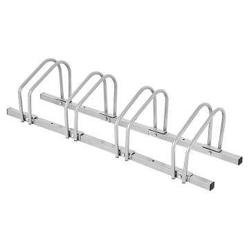 Велосипедная подставка 120x32,5x26см, серебристого цвета
