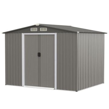 Sodo sandėliukas 260x207x181cm., pilkos spalvos