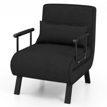 Fotelis 79x65x79cm., juodos spalvos