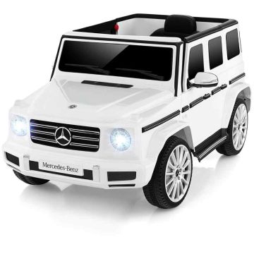 Детский электромобиль 67x114x53,5см, бело-черный цвет
