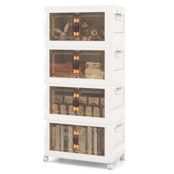Шкафчик для ванной 49,5x31,5x112,5см, белый/коричневый