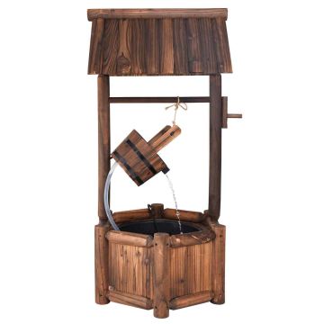 Sodo fontanas 58,5x51x117cm., rudos spalvos