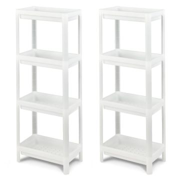 Набор из 2 полок 36x23x99,5см, белый цвет