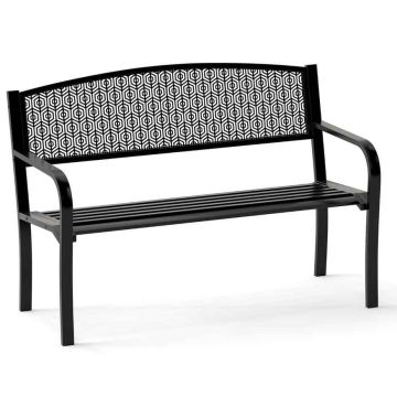 Sodo suoliukas 128x60x86cm., juodos spalvos