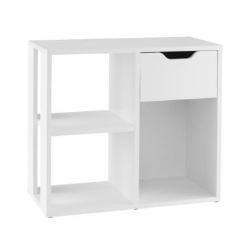 Напольная полка 60x30x53см, белого цвета