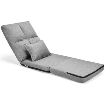 Grindų fotelis 176x61x15cm., pilkos spalvos