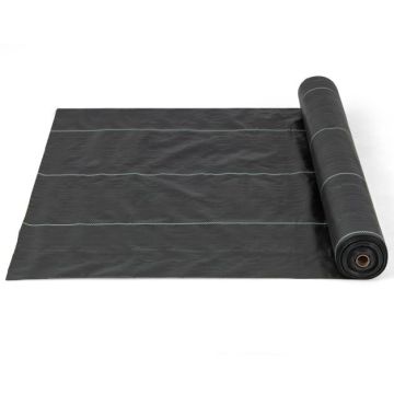 Sodo apsauginė plėvelė nuo piktžolių 2500x200cm., juodos spalvos
