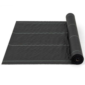 Sodo apsauginė plėvelė nuo piktžolių 5000x100cm., juodos spalvos