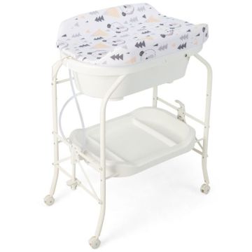 Vystymo stalas 86x54x104,5cm., baltos spalvos
