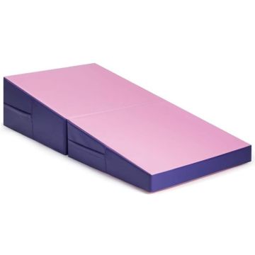 Gimnastikos kilimėlis 150x75x35cm., violetinės/rožinės spalvos