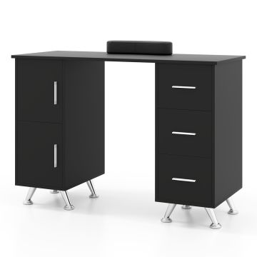 Manikiūro stalas 108x45x76cm., juodos spalvos