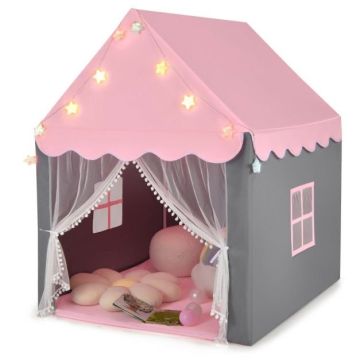 Игровая палатка 105x121x136см, розовый/серый цвет