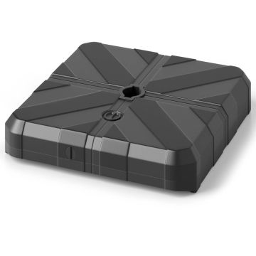 Основание для зонта 67x67x13см, черного цвета