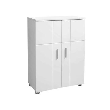 Современный шкаф для ванной, белый 60 x 30 x 82 см