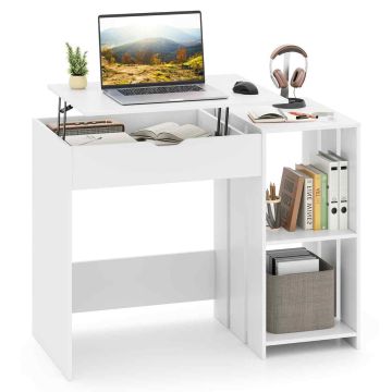 Rašomasis stalas 100x49x75cm., baltos spalvos