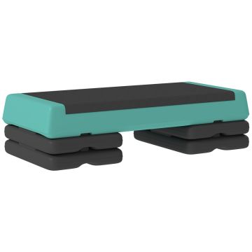 Aerobic stepper, adjustable height, 77 × 36 × 10.5/15.5/20.5 cm