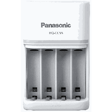 Akumuliatorių įkroviklis Panasonic ENELOOP BQ-CC55E, 4 akumuliatoriams