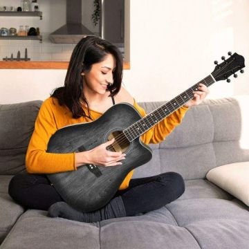 Akustinė gitara, su išpjova, 16 × 5 × 41 col