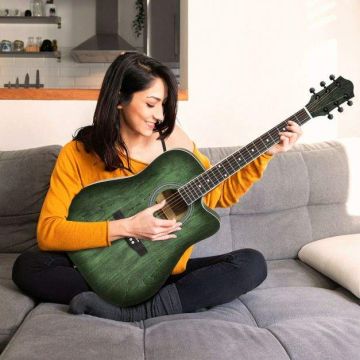 Akustinė gitara, su išpjova, 16 × 5 × 41 col
