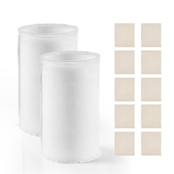Beer brewing bag set VEVOR NJPJ-001, 2 + 10 pcs