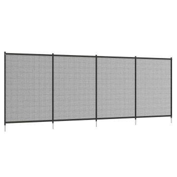 Apsauginė tvorelė baseinui Outsunny 365x126cm., juodos spalvos