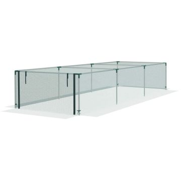 Apsauginis sodo tinklas Outsunny 125x373x62,5cm., žalios spalvos