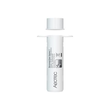Apsaugos sistemos jutiklis AEOTEC Recessed Door Sensor 7, Z-Wave Plus V2, Balta, 19,2 × 64 mm