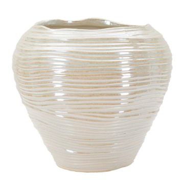 Apvali vaza Perly, Ø 27 × 24 cm