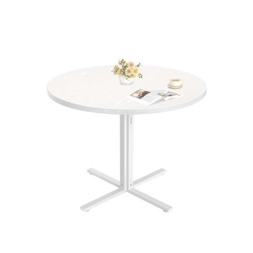 Apvalus valgomojo stalas VASAGLE KDT082W01, 4 asmenims, Ø 80 × 74,8 cm
