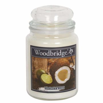 Aromatinė žvakė Woodbridge, Coconut & Lime, Ø 10 × 17 cm