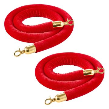 Оградительные канаты VEVOR 2redrsjt, 2 шт, Ø 32 × 150 см