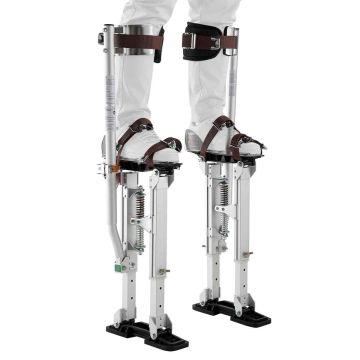 Подмости VEVOR HCST-16SI, регулируемые по высоте, Серебристые, 33,5 × 15 × 111,5 см