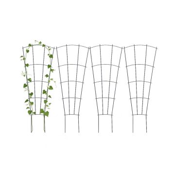 Augalų grotelės Relaxdays, 4 vnt, 82 × 31 cm