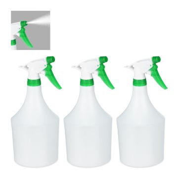 Augalų purkštuvai Relaxdays, 3 vnt., 1 l, 25 × 13 × 10 cm