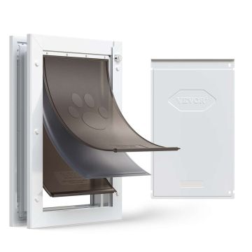 Pet door VEVOR CWM07-3L, L, 3 flaps, 52.2 × 35.1 × 7.68 cm