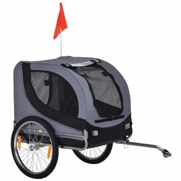 Pet bike trailer, foldable, 130 × 90 × 73 cm