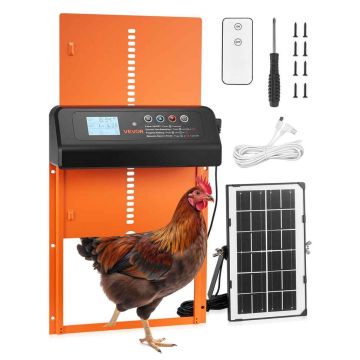 Automatic chicken coop door VEVOR M6, 38 × 9.5 × 27.5 cm