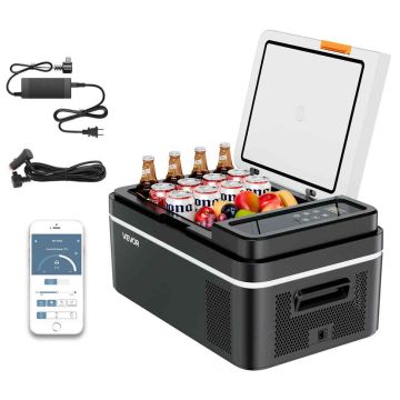 Car refrigerator VEVOR BCD20-F005C, 20 l, 62.3 × 37.8 × 28 cm