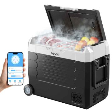 Car refrigerator VEVOR EA45-D, 45 l, two zones, 69.1 × 39 × 51 cm