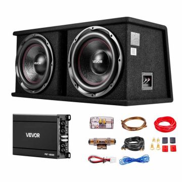 Car subwoofer set VEVOR T-1202A, 2 speakers, 80.3 × 38 × 36.5 cm