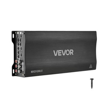 Автомобильный усилитель VEVOR MXD1200.5, 5-канальный, 32,5 × 13,4 × 4,9 см