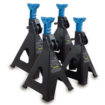 Car lifting trestles Bituxx, 12 t, 4 pcs, 33 × 30 × 51–78 cm