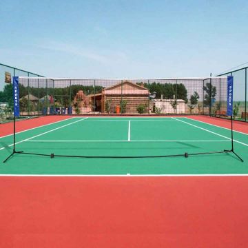Badmintono tinklas, reguliuojamo aukščio, 14 × 5 pėdos