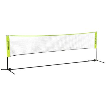 Сетка для бадминтона Sportnow 420x103x155 см, черно-зеленая.