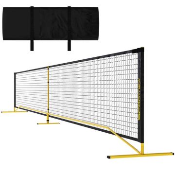 Сетка для бадминтона Sportnow 670x60x92 см, черно-желтая.
